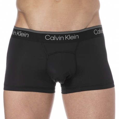 Calvin Klein 3-Pack Cotton Stretch Trunks - Black - Color Logo | INDERWEAR
