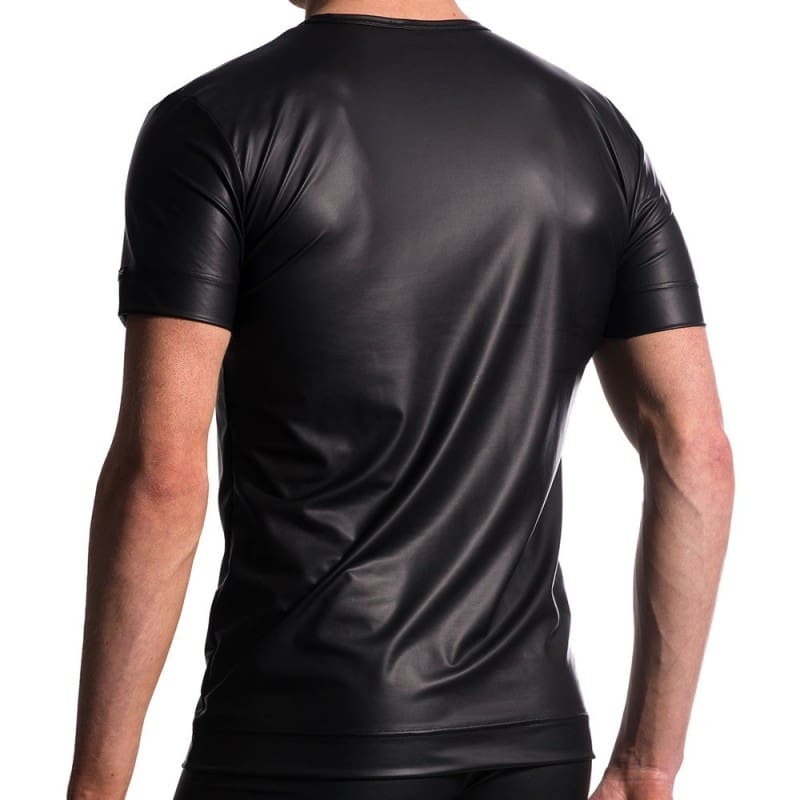 Manstore M510 V-Neck T-Shirt - Black | INDERWEAR
