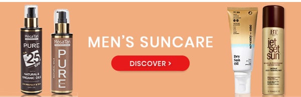 Men's suncare products